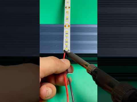 No More Loose Wires! LED Strip Soldering Pro Tips 🔥||#soldering #led #shorts #shortvideo