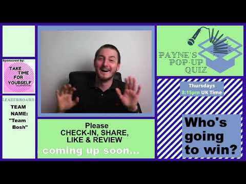 Payne's Pop Up Quiz No 42