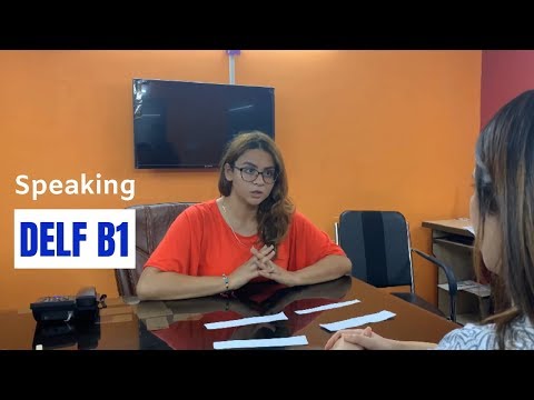 DELF B1 Production Orale Sample | French DELF B1 Speaking Topics