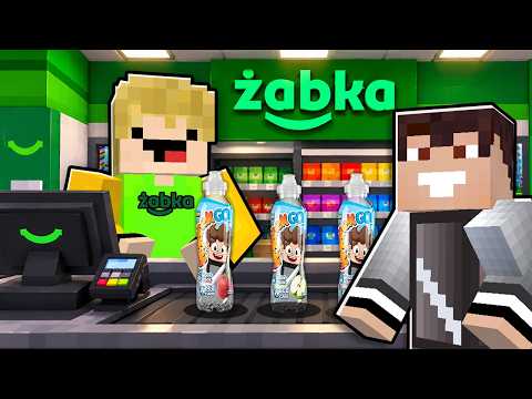 Zostałem PRACOWNIKIEM ŻABKI 🛒 i Sprzedaje NOWE WOJANKI GO! 🧃 w Minecraft!