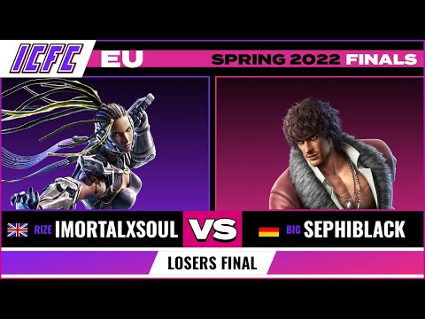 ImortalXSoul (Raven) vs. Sephiblack (Miguel) Losers Final - ICFC EU Tekken 7 Spring 2022 Week Finals