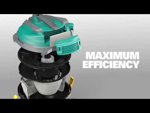 Aspirateur professionnel poussière - V-CAN-16 - Filtration 3 niveaux - Compact et ergonomique_7