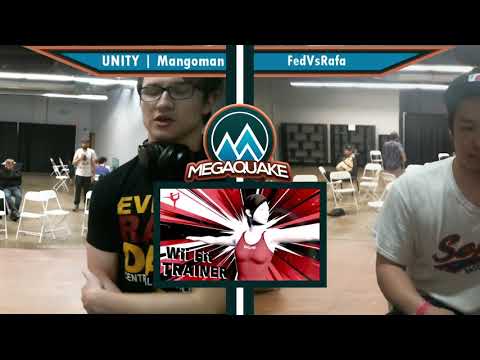 Megaquake Invitational - W. Semis - UNITY | Mangoman(Wii Fit Trainer) vs FedvsRafa(Cpt. Falcon)