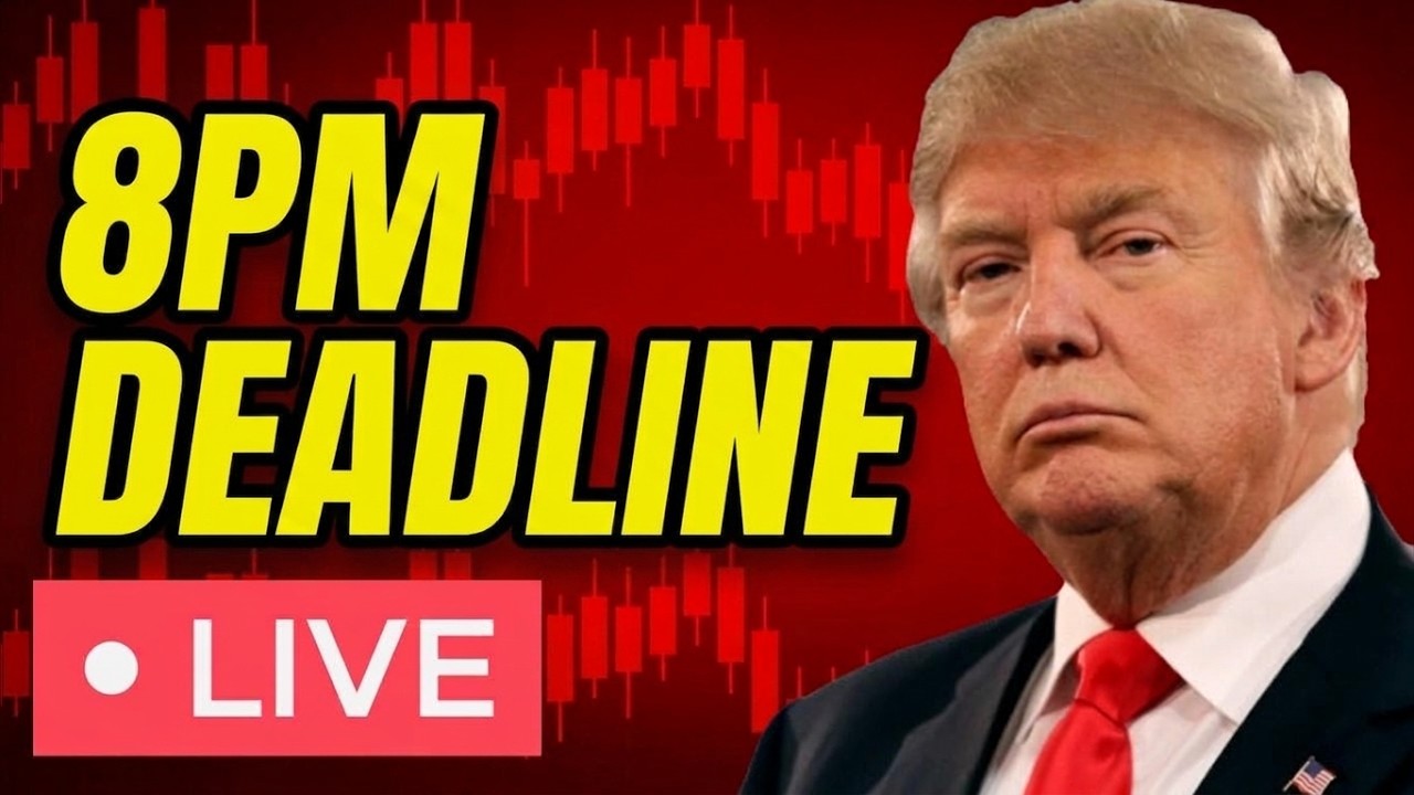 🚨POWER PLANT DAY - DEADLINE 8PM TONIGHT! Oil Over $112 — Day 39 — LIVE TRADING