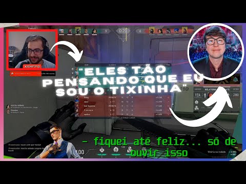 Narrando um round depois de ser confundido com o TIXINHA!!