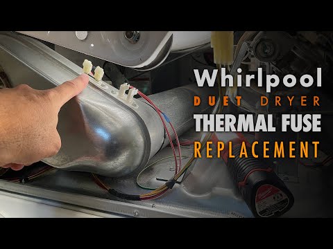 Whirlpool Duet Gas Dryer Not Heating | Thermal Fuse Replacement
