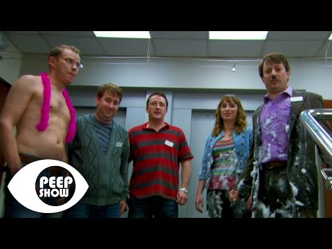 Trashing The JLB Office | Peep Show