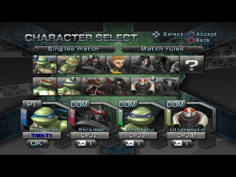 Teenage Mutant Ninja Turtles: Smash-Up All Characters [PS2]