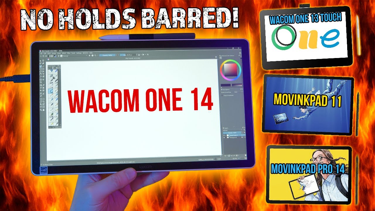 Waccm One 14 VS Wacom One 13 Touch VS MovinkPads (Review)