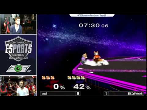 EGE.Coffeeblack (Falcon, Fox) vs sauc3 (Fox) - Ontario Esports Series