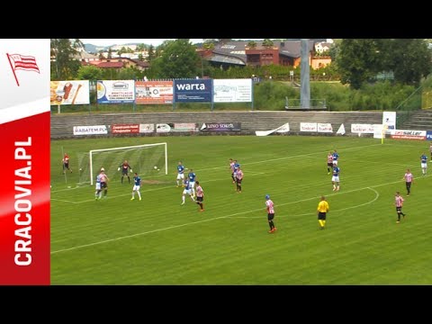 Skrót sparingu Sandecja Nowy Sącz - Cracovia 1:0 (24.06.2017)