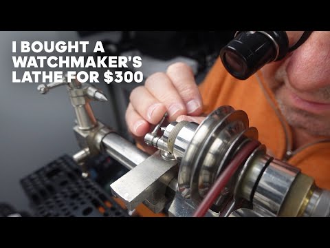 Wolf Jahn Geneva-style 8mm Watchmaker's Lathe