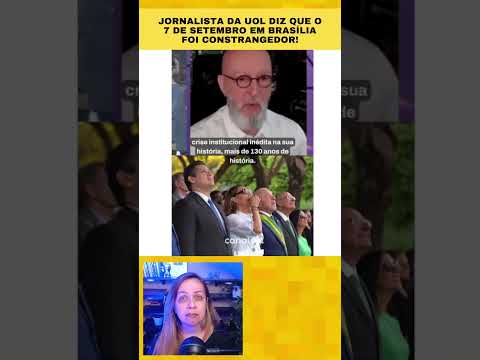 JORNALISTA DA UOL: 7 DE SETEMBRO CONSTRANGEDOR! #brasil #política