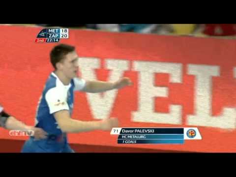 Davor Palevski vo kontra ( HC Metalurg - Motor Zaporozye)