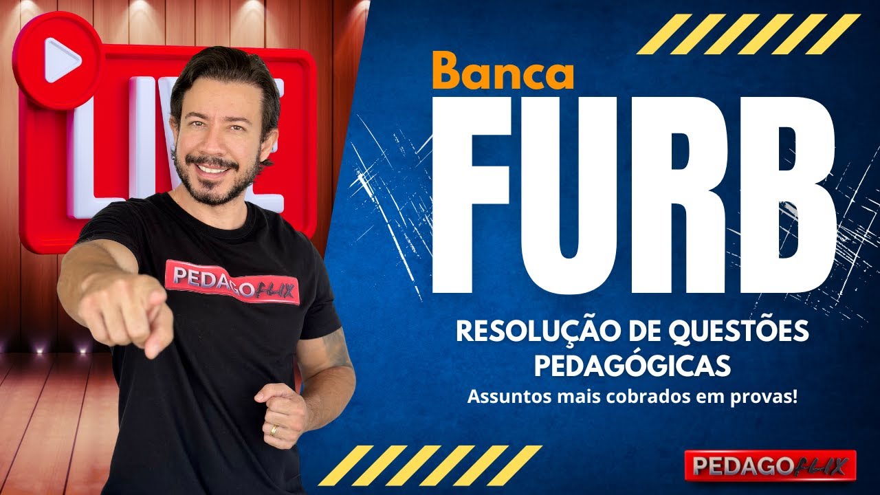 Aprenda a Resolver Questões da banca FURB - aula 1 | Última oportunidade para assistir (Reprise)