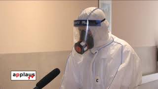 Na následky Covid 19 v Kolíně používají laser