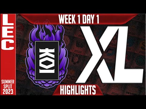 KOI vs XL Highlights | LEC Summer 2023 W1D1 | KOI vs Excel