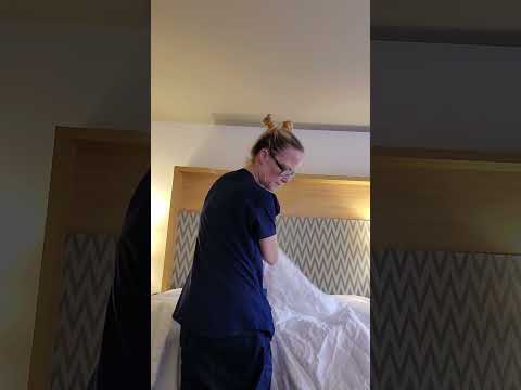 Hotel bed making