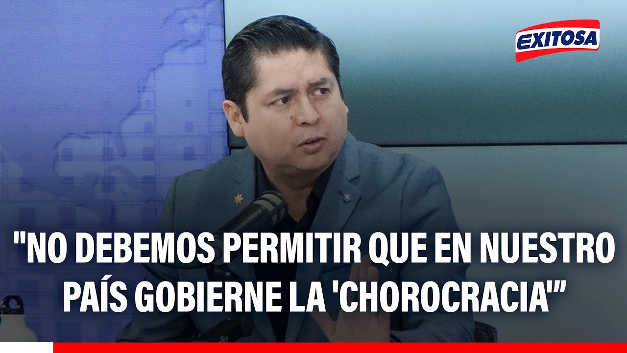 🔴🔵 Herbert Caller: "No debemos permitir que en nuestro país gobierne la 'chorocracia'"