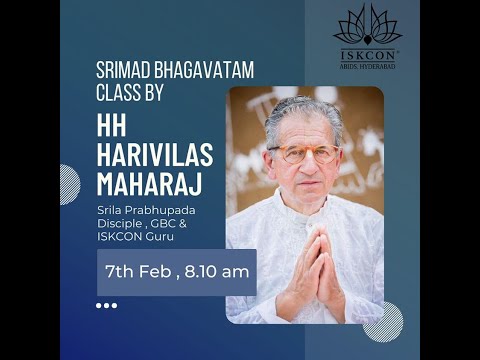 SB Class | HH Hari Vilas Maharaj | SB 4.22.31 | 07-02-2023 | ISKCON Hyderabad