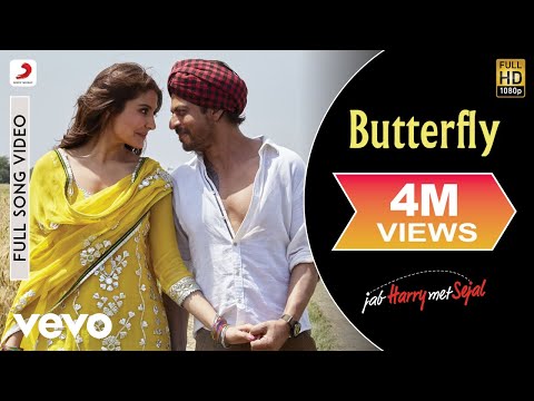 Butterfly - Full Song Video | Anushka Sharma | Shahrukh Khan | Pritam