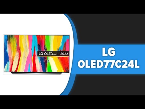 LG OLED77C24LA Black