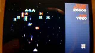 Galaga on Nintendo Game Boy Advance (GBA). Gameplay & Commentary