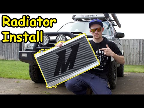 XT forester alloy radiator install