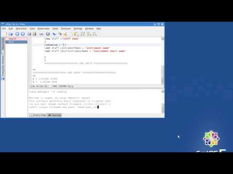 Generating Lilypond code