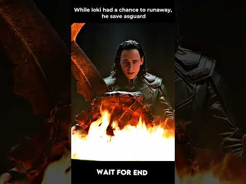Loki saves thor by sacrificing himself #avengers #marvel #shorts