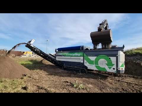 Soil Recycling using a mobile plant, that is 100% Carbon Offset