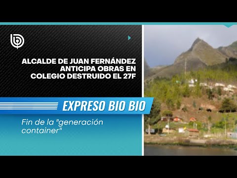Fin de la "generación container": alcalde Juan Fernández anticipa obras en colegio destruido el 27F