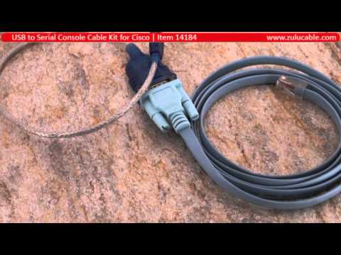 Cisco Console Cable to USB to Serial Adapter Kit 72-3383-01 for Break Sequence