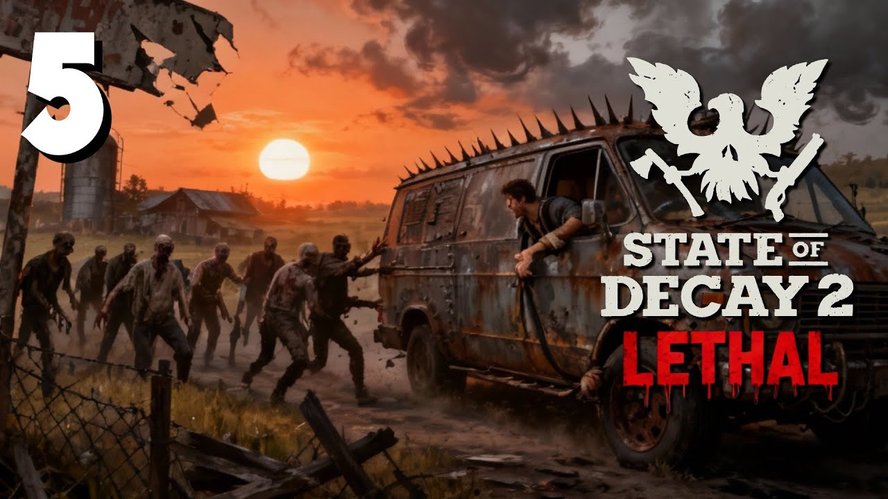 STATE OF DECAY 2 DIFICULTAD LETAL EP. 5 "¡¡LA MALDICIÓN DEL COCHE!!"