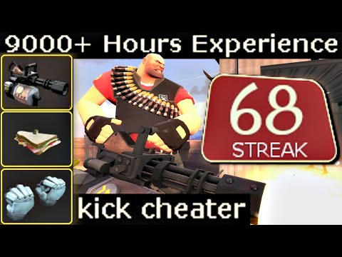 What 9000+ hours of Heavy experience looks like (TF2 Gameplay)