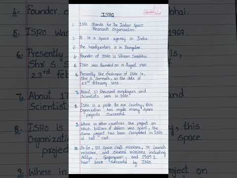 A Few lines about ISRO#isro #chandrayaan3 #adityal1 #viral #trend #youtubeshorts #india #jaihind #gk