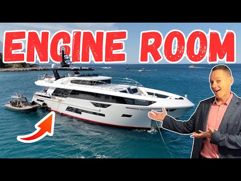 Inside the Engine Room of a World Explorer Yacht