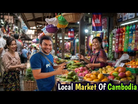 Amazing Cambodian 🇰🇭 Market Tour | Culture, Street Food, and More!