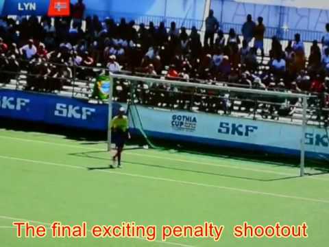 Freekick and penalty shoot out  Lyn G02 at Gothia 2016. 9'  texted