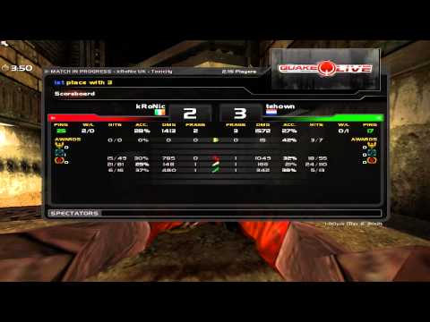 QuakeLive: tehown VS kRoNic