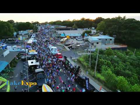 Beautiful Sunset over the Lake of the Ozarks Shootout Street Party 2025
