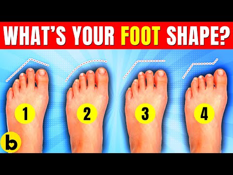 What The Shape Of Your Foot Reveals About Your Personality
