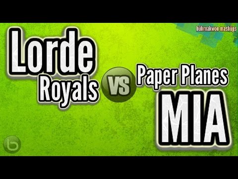 Lorde vs M.I.A. - Paper Royals