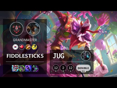 Fiddlesticks Jungle vs Ekko - KR Grandmaster Patch 11.22