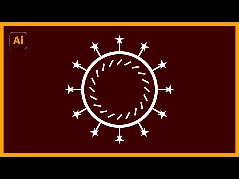 Illustrator Tutorial: How to Duplicate Objects Around a Circle (For Beginners )