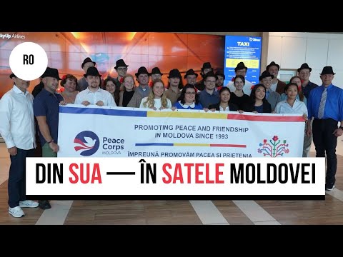 Din SUA — în satele Moldovei. La Chișinău a sosit un nou grup de voluntari ai „Corpului Păcii”