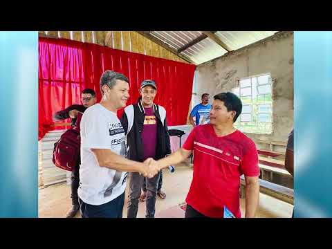 Dep. Dan visita o município de Caapiranga - Matéria TV ALEAM