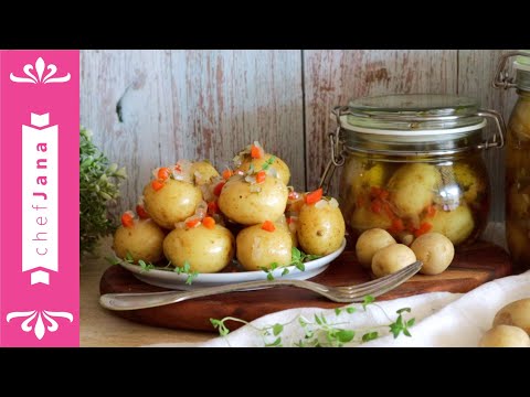 MY AMAZING PRESERVED POTATOES! AN EASY DELICIOUS SNACK!