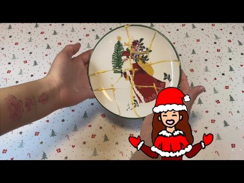 Beginners Guide: A Christmas-Themed Kintsugi Tutorial!🎅