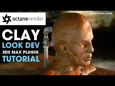 Creating Clay Materials in Octane for Clay Model Look Dev using Zbrush Guides Set